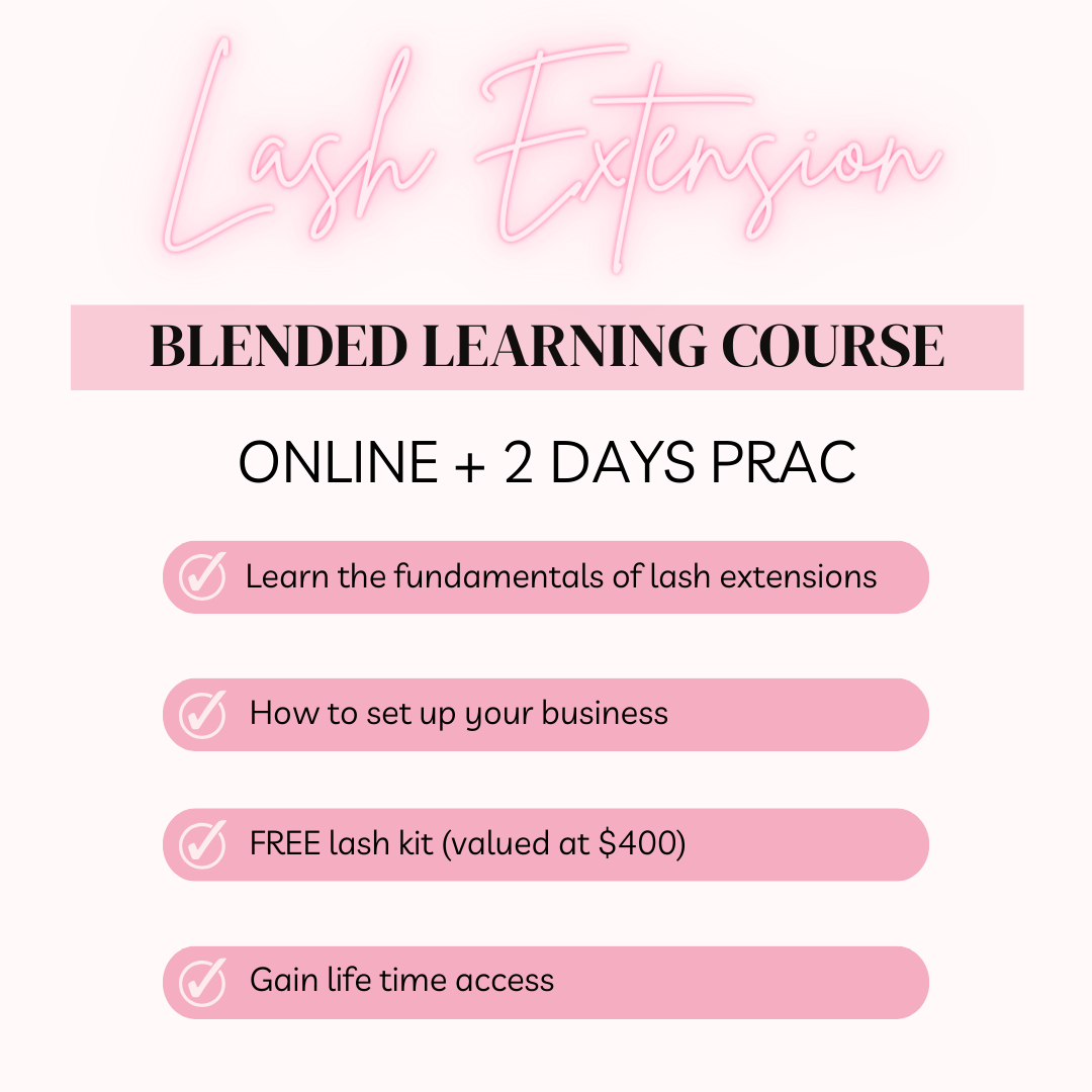 The Ultimate Lash Queen Lash Extension Course (Online + 2 days in salon)