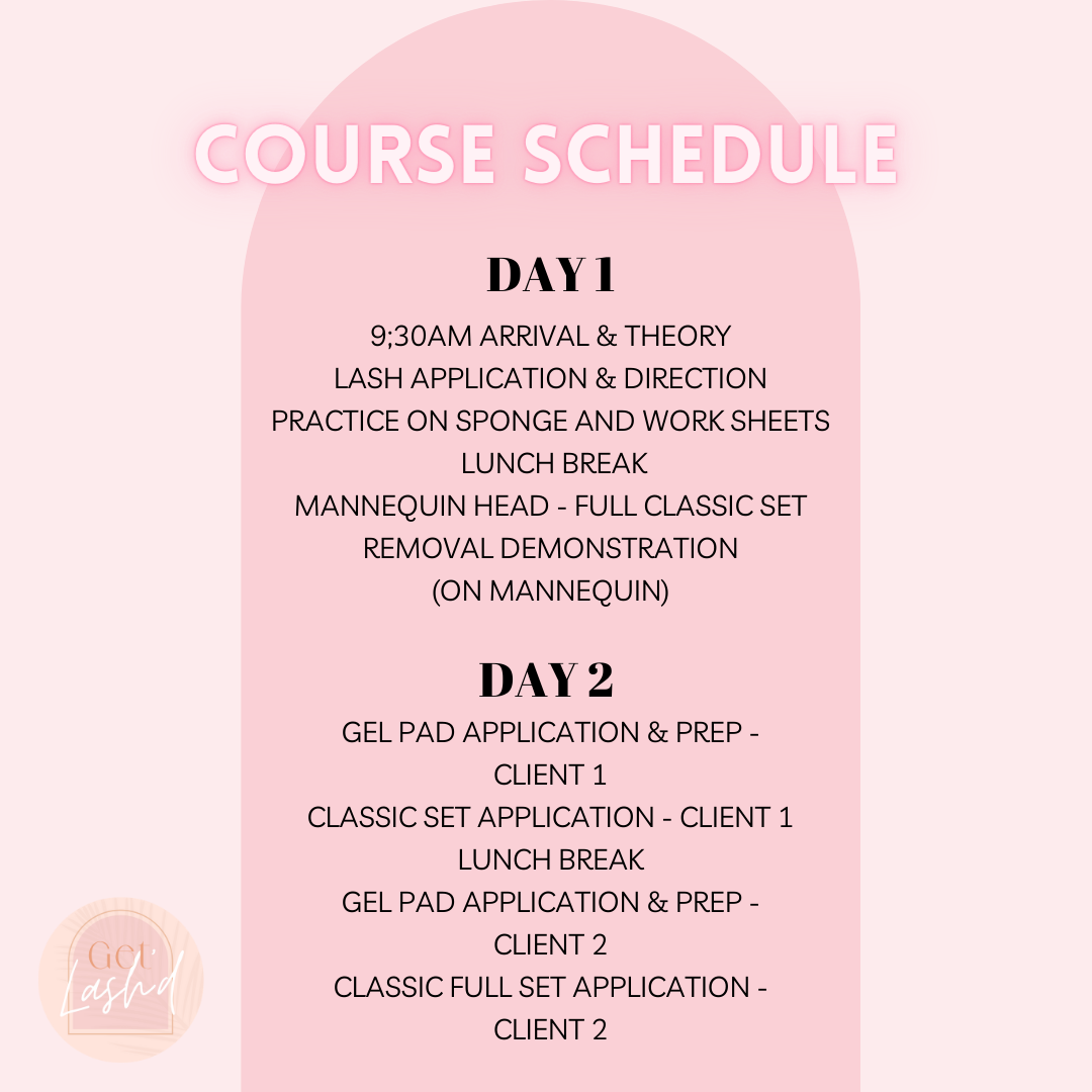 Beginner to Master Lash Artist - 4 Day 1:1 Course (Classic, Premade Volume & Hybrid Lash Extensions)