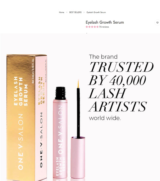 ONE-V Eyelash Growth Serum